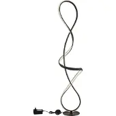 Globo Lampadaire de conception Swirl Noir