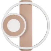 TRIO Plafonnier LED, Coffee, design circulaire, L 32 cm