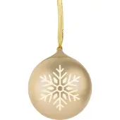 BigBen Interactive Haut-parleur portable Bluetooth EPOK Boule de Noël lumineuse or AU390094