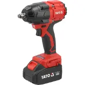 YATO Clé à chocs sans balais, 18 V, 1/2", 850 Nm, avec 2 batteries de 4 Ah