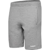 Hummel Pantalon de sport gris chiné / blanc