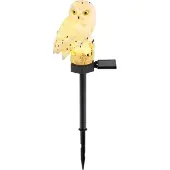 Globo Lampe solaire de jardin Hibou Lampe solaire d'extérieur Piquet de terre solaire 33874
