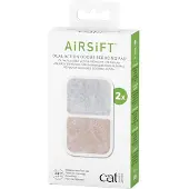Catit Design Catit Airsift Coussin filtre anti-odeur double action 2 unités Blanc Blanc One Size