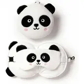 Puckator Relaxeazzz, Oreiller de voyage, Blanc, Noir