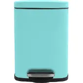 Spirella Akira Matt 5l Poubelle à pédale Matt-Aqua, Poubelle, Bleu