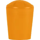 Spirella 7610583104762, 5 litres, forme ronde, en polypropylène (PP), couleur orange, diamètre 20 cm, hauteur 280 mm