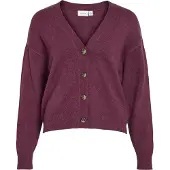 Vila Cardigan 'Viril' aubergine