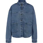 Noisy May Chemise en jean de - NMKETTIE L/S REG VI557MB NOOS - Veste en Jean - XS - XL - pour Femme - bleu - Taille S