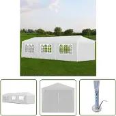 The Living Store Tente de réception 3x9 m blanche