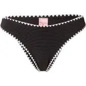 Hunkemoller Bas de bikini 'Kenya' noir / blanc
