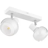 Globo Plafonnier blanc Tokki 2 lumières