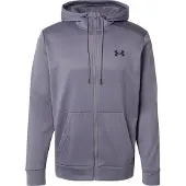 Under Armour Fleece Full Zip Sweatshirt Gris L Homme