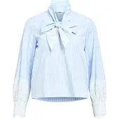 Object Chemisier 'OBJALI' bleu clair / blanc