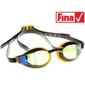 Madwave X-look Rainbow Mirror Swimming Goggles Jaune,Noir