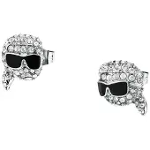 Karl Lagerfeld Klayd20 Earrings Gris Femme