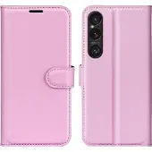 Screen Guard Professional Garde en cuir (Sony Xperia 1 VII), Coque pour téléphone portable, Noir, Rose
