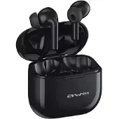 Awei Casque Bluetooth 5.3 T1 Pro Tws + Station d'accueil Noir/Noir