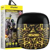 Awei Casque Bluetooth 5.0 T28 Pro Tws+ Docking Station Noir/Noir