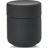 Zone Denmark récipient avec couvercle Ume, récipient en céramique, boîte de rangement, salle de bains, grès, Black, 15753