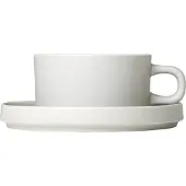 Blomus Tasse à Thé et Soucoupe Blomus Pilar Moonbeam (Set de 2)