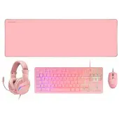 Mars Gaming Kit De Jeu Souris Clavier Casque Tapis De Souris Mcp-rgb3p