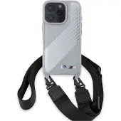 BMW Coque pour iPhone 16 Pro Max Hardcase Edition à rayures carbone