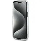 Karl Lagerfeld KLHMP15LHMCKMHT iPhone 15 Pro 6.1" przezroczysty/transparent IML Monogram Karl&Choupe (Apple iPhone 15 Pro), Coque pour téléphone portable, Transparent