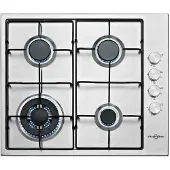 Vitrokitchen En640lin 60 Cm Gas Hob 4 Burners Argenté