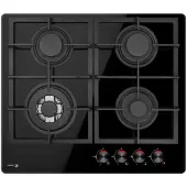 Fagor 3cfi-4glspa Cuisinière à gaz 4 brûleurs noir noir One Size