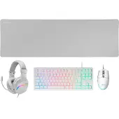 Mars Gaming Kit De Jeu Souris Clavier Casque Tapis De Souris Mcp-rgb3w