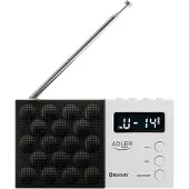 Adler | Digital Radio - PLL AM/FM | AD 1908 | Alarm function | White/Black