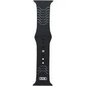 Audi Apple Watch 44/45/46/49 Mm Strap Noir
