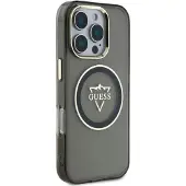 GUESS Mountain Logo Iphone 16 Pro Max Phone Case Noir,Gris