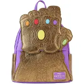 Loungefly - Plecak Marvel Thanos Gauntlet 26cm - Premium Plecak Szkolny