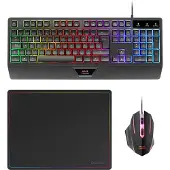 Mars Gaming Mcp124pt Keyboard And Mouse Multicolore