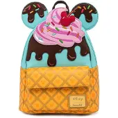 Loungefly - Plecak Disney Mickey Minnie z Motywem Lodziarni Ice Cream