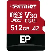 Patriot Memory EP A2 memory card 512 GB MicroSDXC V30 U3 Class 10 (PEF512GEP32MCX)