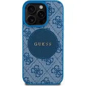 GUESS Etui 4G Circle Classic Logo Magsafe Do Iphone 16 Pro Max Niebieski