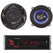 Pni 8440 45w Hifi650 Radio With Coaxial Speakers Noir
