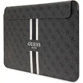GUESS PU 4G Printed Stripes Computer Sleeve 13/14 - noir (14", Apple), Sac pour notebook, Noir