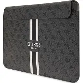 GUESS PU 4G imprimé bande ordinateur housse 16" noir (16", Apple), Sac pour notebook, Noir