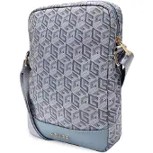 GUESS Torba GUTB10HGCFSEB 10" GCube Stripe Tablet Bag niebieski/blue (Universel), Étui pour tablette, Bleu