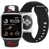 Hello Kitty Hkawlschblk Apple Watch 42/44/45/49mm Strap Noir