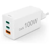 Hama Mini Chargeur Mural Usb-a Et Usb-c Qc+pd+gan 100w