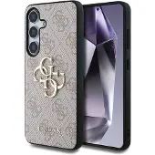 GUESS Coque 4G Metal Logo Backcover Samsung Galaxy S25 Plus - Rose