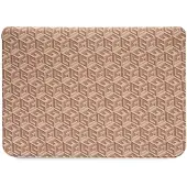 GUESS Manchon GUCS14HGCFSEW 14" brązowy/brown GCube Stripes (14"), Sac pour notebook, Marron