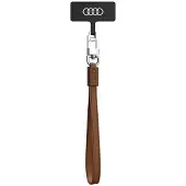 Audi Universal Phone Lanyard 28Cm 10Mm Leather Brown/Brown Au-Hslsl-Gt/D1-Bn