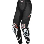 Ixon Vortex 3 PT Noir Blanc Pantalon Moto Cuir Taille M