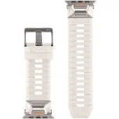 Tactical Apple Watch Tough Ultra Strap Argenté