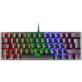 Mars Gaming Clavier Mécanique Gaming Mk60 Switch Red Italien